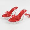 Fashion 11CM Wedge Heels Nightclub High Heels, Trendy Car Model Women's Shoes Catwalk Pole Dancing Shoes Crystal Soles