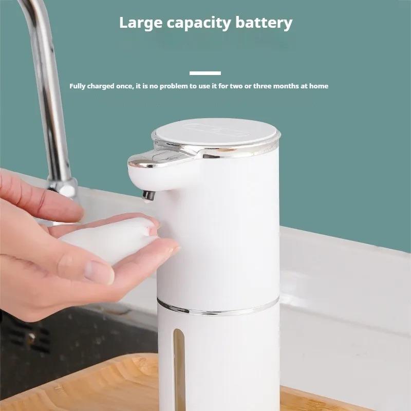 Automatic soap dispenser, non-contact liquid soap dispenser, non-contact hand wash shampoo/shower gel dispenser, quick foaming,