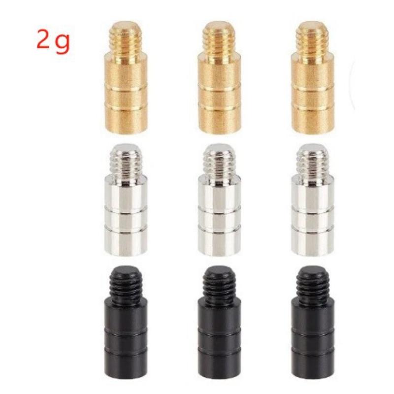 3Pcs Brass Dart Weight Add Accentuator 2g Dart Shaft Weights 2BA Shaft Throwing Game Auxiliary Tools Dart Accessories