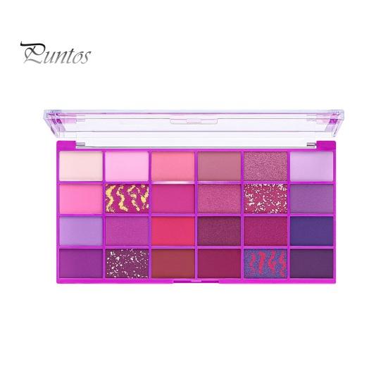Eye Shadow Palette 24 Colors Shimmery Matte Long Lasting Waterproof Women Girls Eyeshadow Stage Performance Eye Makeup Supplies