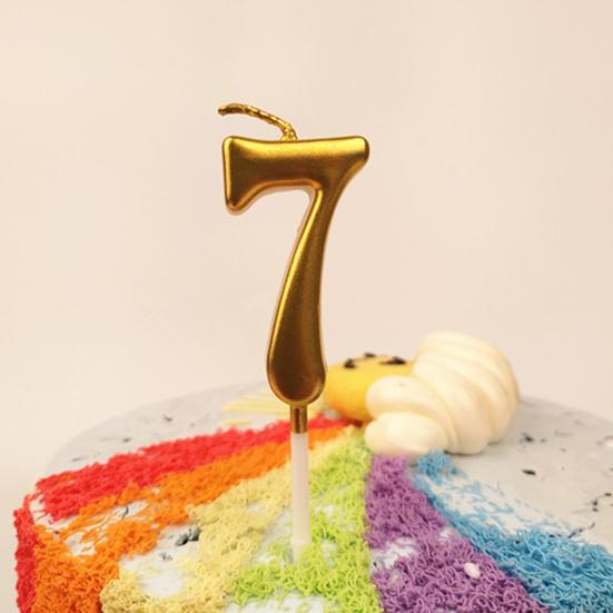 Celebration Candles Elegant Convenient ABS Fashion Number Celebration Candles for Birthday