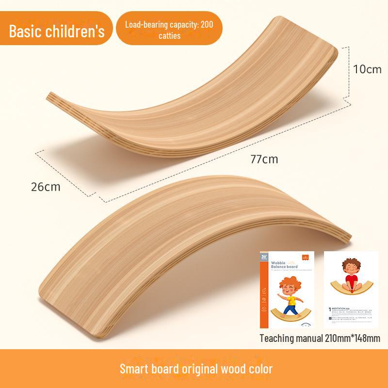 CPC Wooden Indoor Seesaw: Sensory Balance and Bending Toy for Children, Double Interactive Play Equipment