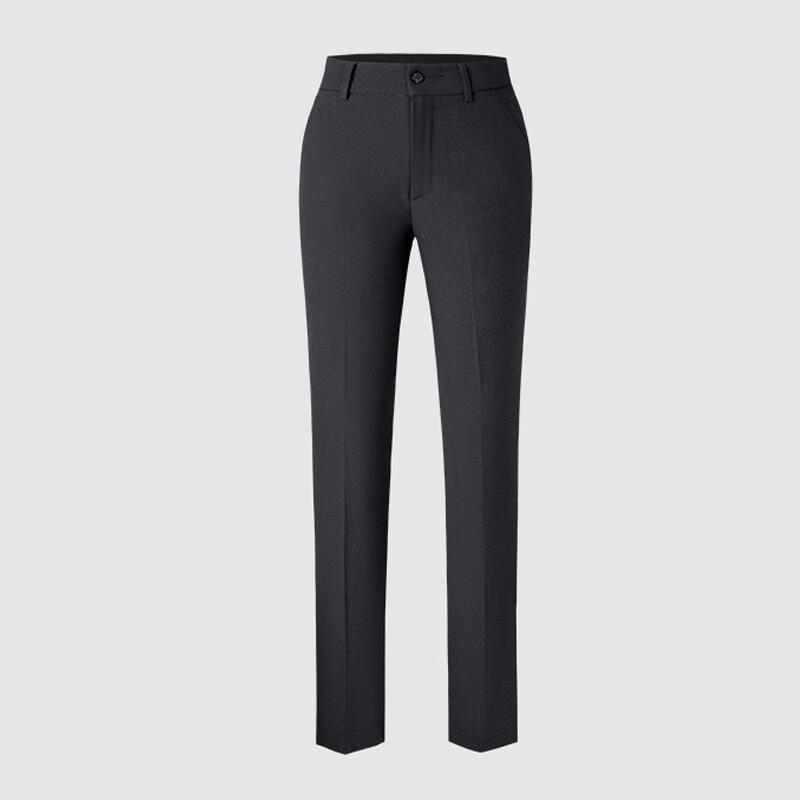 Women s High-Waist Business Straight-Leg Suit Pants 38