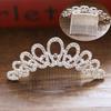 Korean Bridal Rhinestone & Pearl Hair Comb