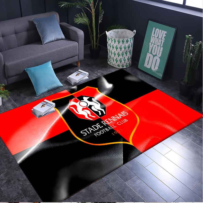 1PC rug Stade Fc Emblem Carpet, Chair Rug,Area Rug for Office Bedroom living rooms bedroom, Doormat decor Christmas fan gifts
