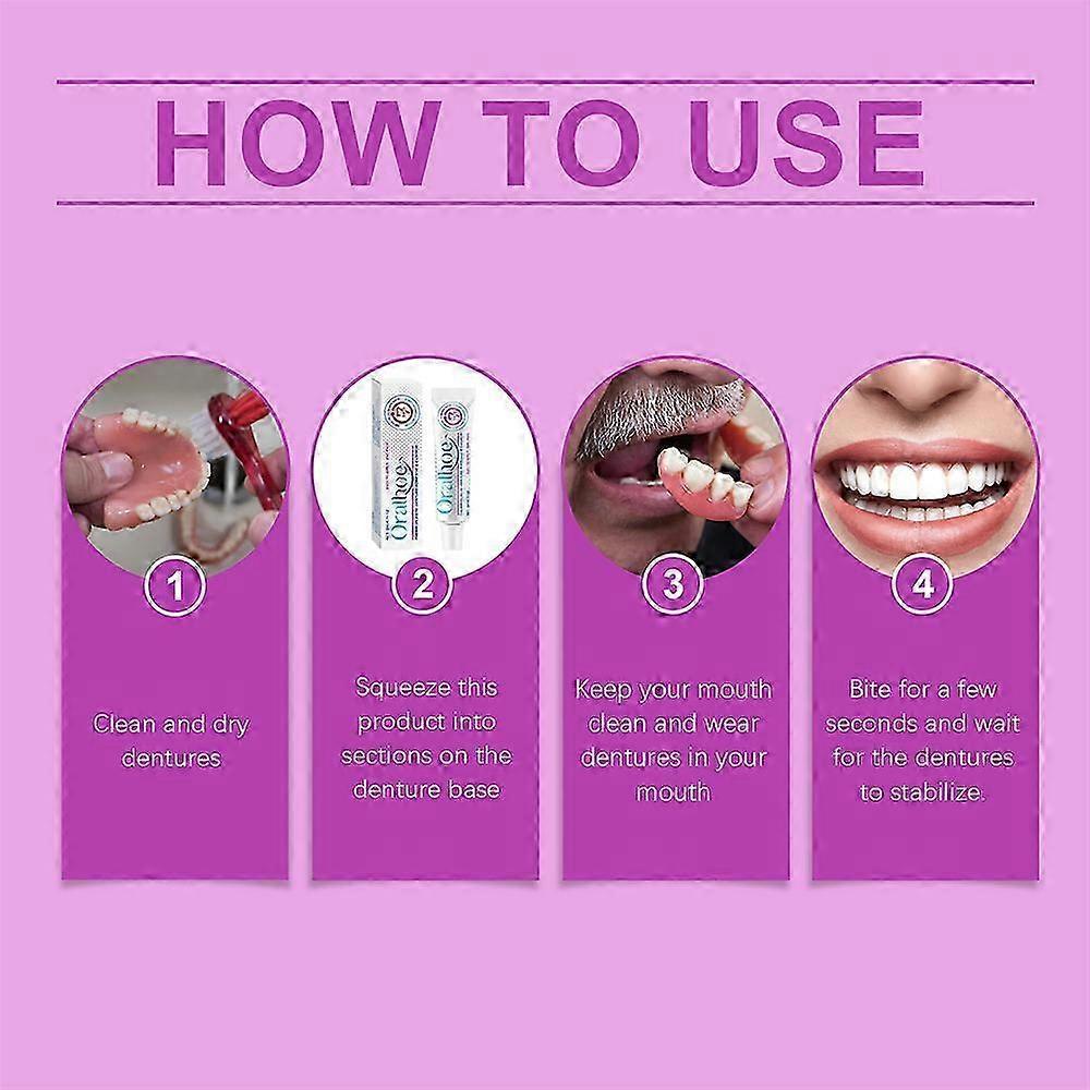 3pcs Thermoplastic Denture Adhesive &cushion Reduce Gum Pain Caused Friction Fixed Dentures Enhance Comfort Denture Care Products 3x