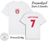 Poland Polska T-Shirt Mens Womens Tees Top 2024 Personalised Name and No Adult Baby, Football Euro