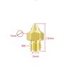 High-Quality Copper Alloy Hexagon Nozzle for Ender3/CR6SE 3D Printers