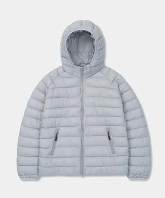 Excontainer Lightweight Hooded Padded Jacket (Sky Blue)
