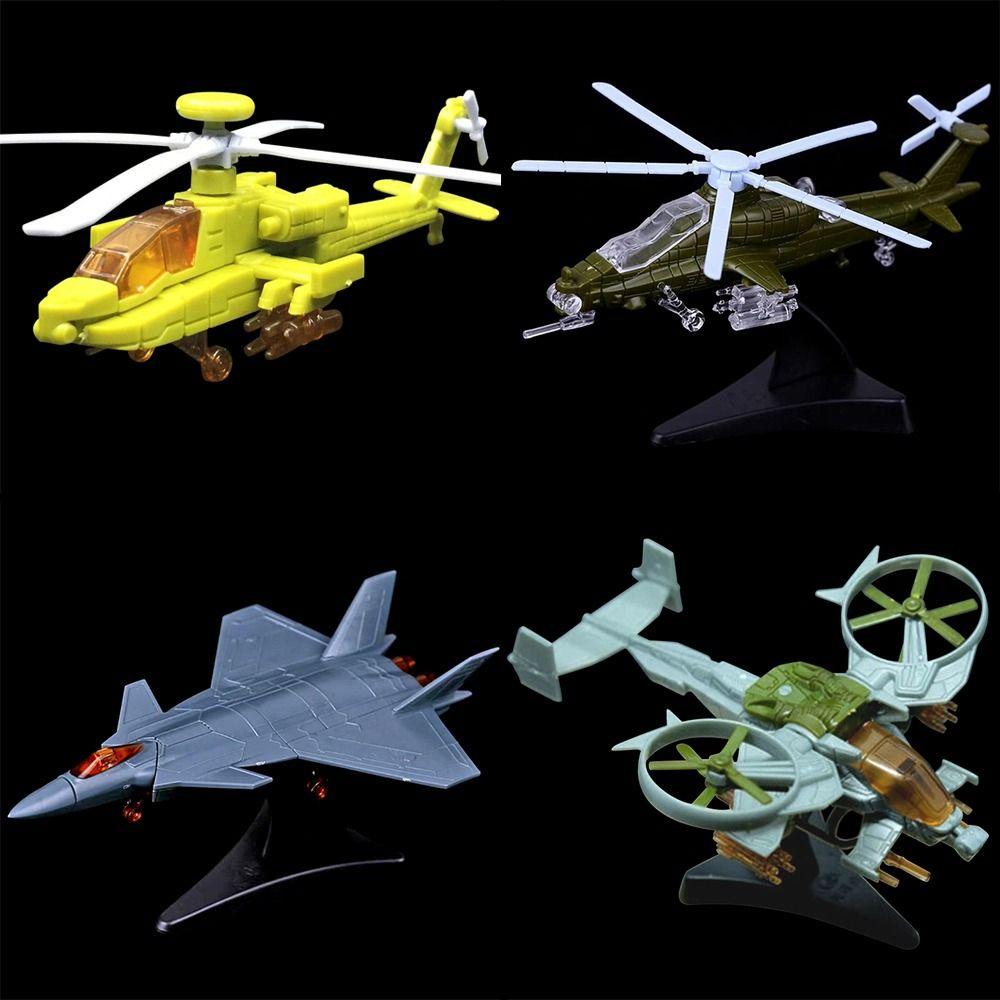 High Quality 4D 1:160 Fighter Assembly Model Multi-Styles Plastic Aircraft Model Toy Building Blocks