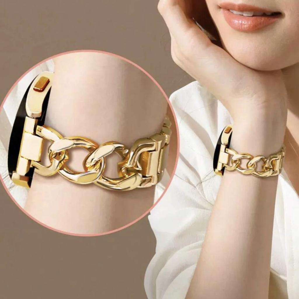 Neues Luxus-Metallarmband Gliederarmband für Samsung Galaxy Watch 7 FE 5 Pro 4 6 klassisches Band 44mm 40mm Sportarmband