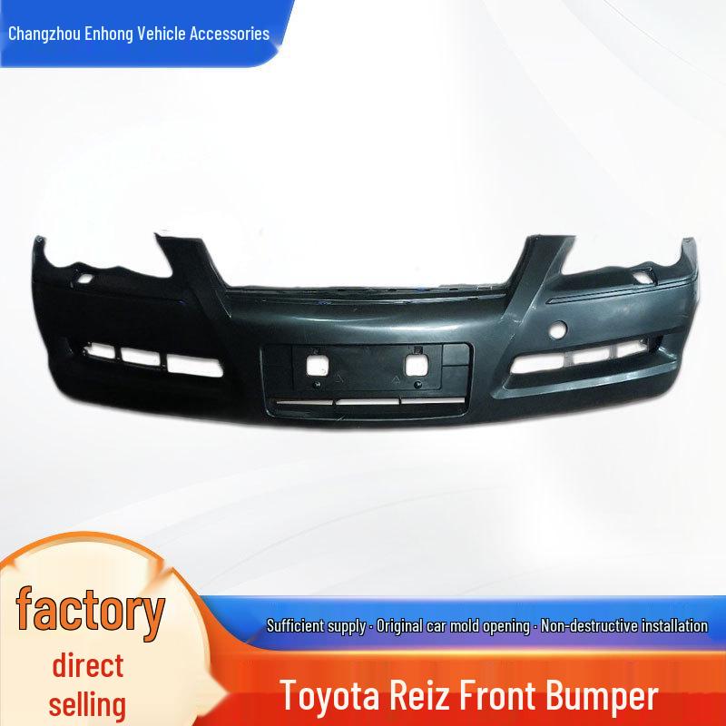 Compatible Front  Rear Bumper for Toyota Reiz (2005-2009 Models) Front Bumper - Silver Paint, New Material