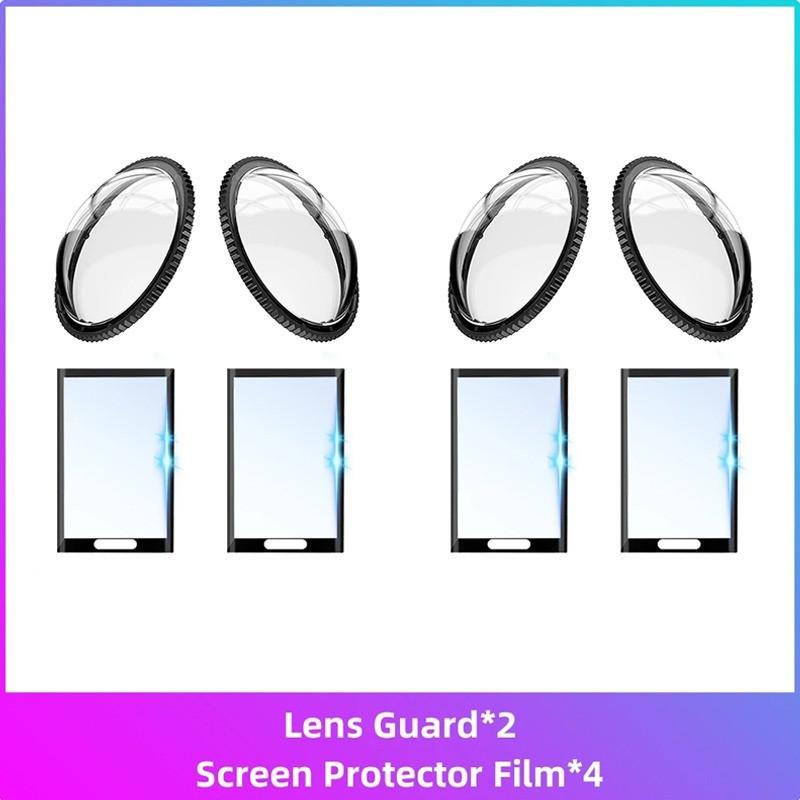 Displayschutzfolie + Objektivschutz + für Insta360 X3 Insta360 X4 Zubehör Objektivschutzabdeckung & kratzfester Schutzfilm