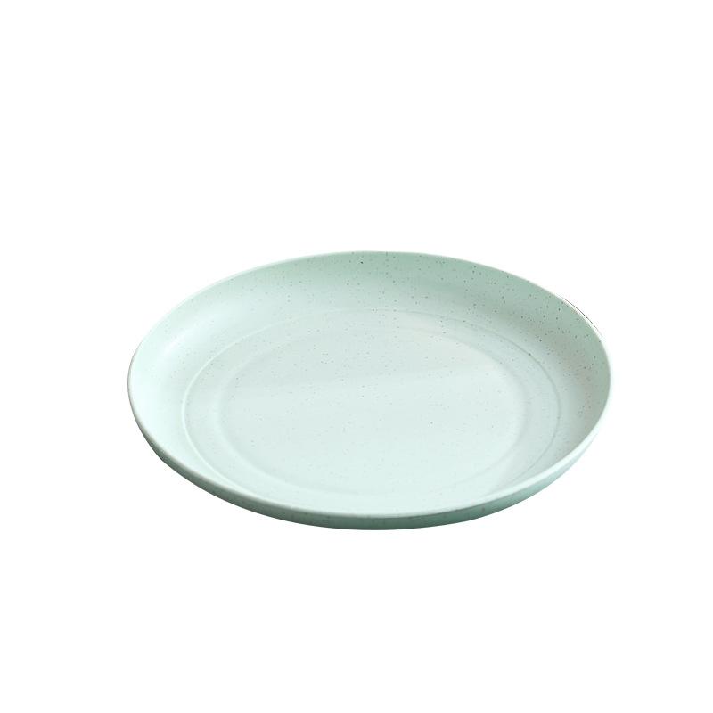 5Pcs/Set Nordic Wheat Straw Plate Fruit Vegetable Plate Bone Spitting Plate Tableware Plate