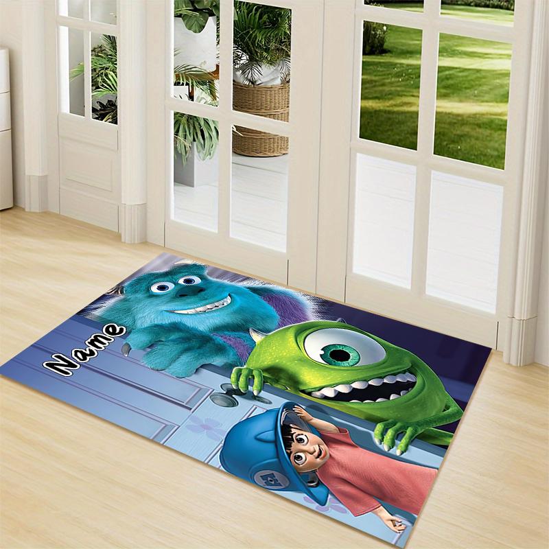 Custom Name Baby Yoda Lightsaber Adventure Carpet Rug Customizable Soft Washable Anti-Slip Home Living Room Sofa Mats Personalized Rug. 0909137