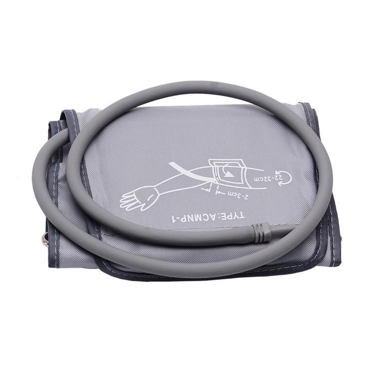 

Electronic Blood Pressure Monitor with Arm Cuff Connector Set серебряный серый