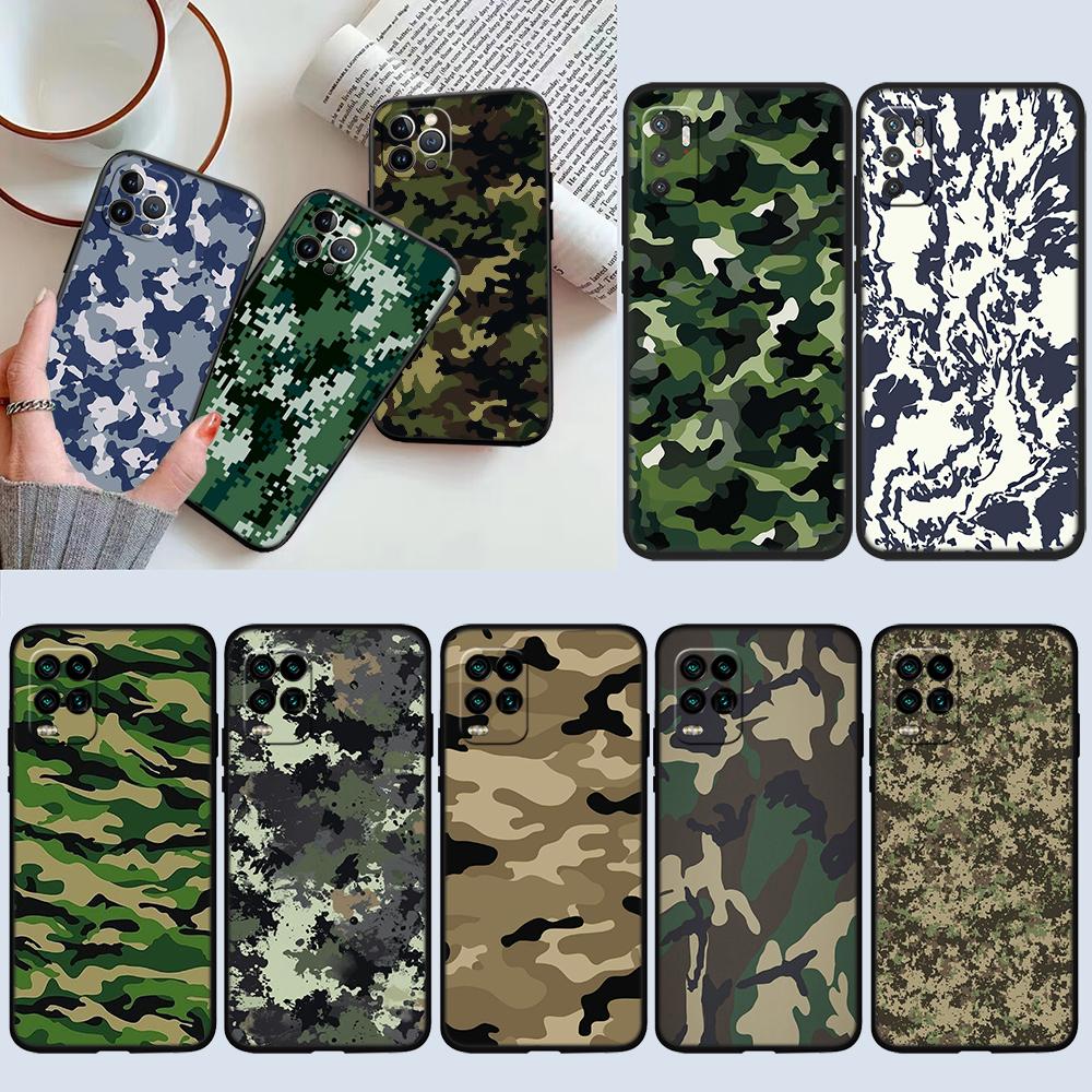 UP18 Camouflage Phone Case for OPPO A40 A60 A80 A15 A16 A16K A12 A17 A17K A54 A54S A53 A53S A55 A56 A57 A98 F23