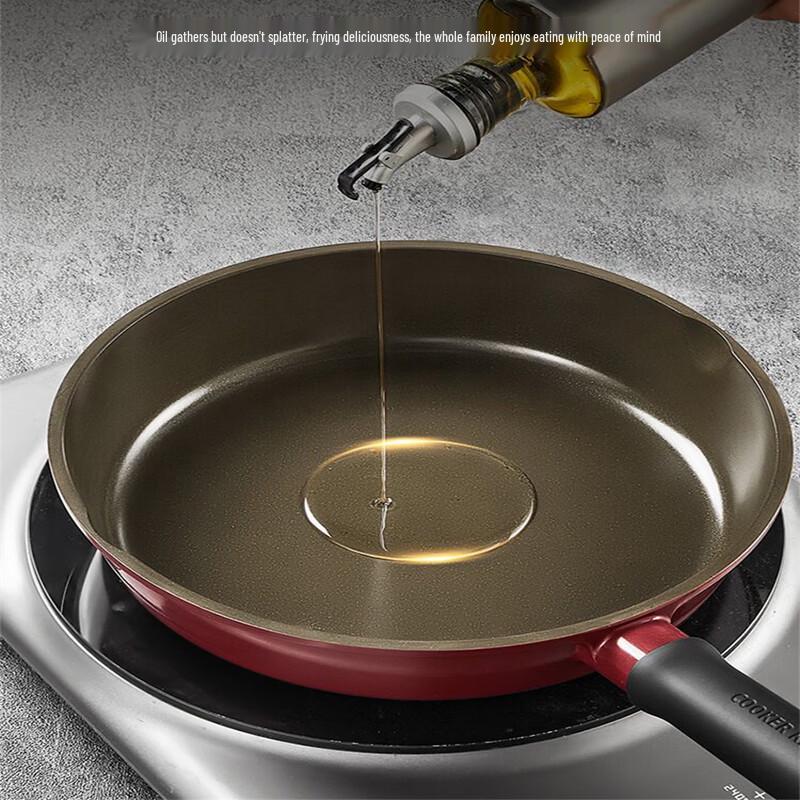 COOKER KING 20cm Red Titanium Ceramic Non-stick Frying Pan