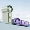 120 Adjustable Settings Mini Handheld Fan LED Display Turbo Fan Portable Desk Fan  Travel
