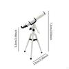 Collectible Dollhouse Astronomical Telescope Decorative Piece for Desktop