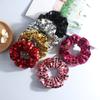 Yousheng Hair Tie Square Sequin Decoration Elastic Fabric Hair Band No Damage Decorative Hair Rope Hair Accessories