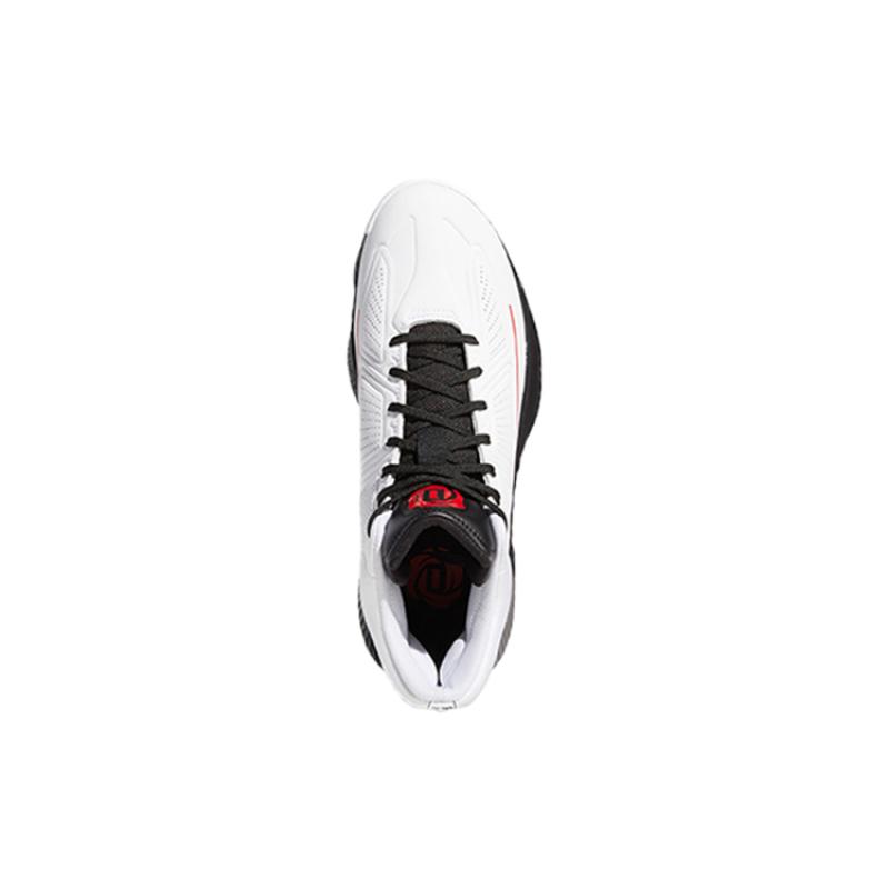 Adidas D Rose 10 White Black Red Sneakers EH2369