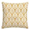 Yellow white geometric linen pillowcase sofa cushion cover home decoration can be customized for you 40x40 45x45 50x50 60x60