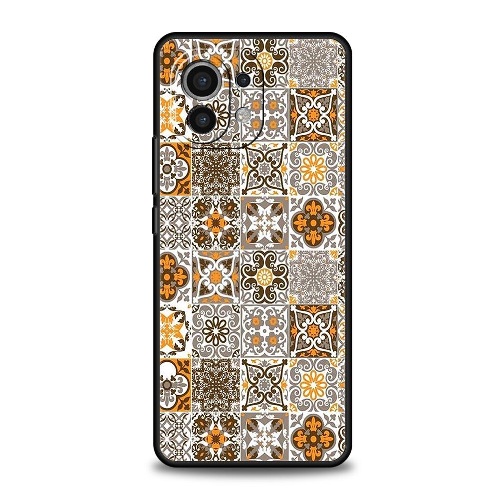 Mandala Flower Totem Phone Case For Xiaomi Mi 15 14 13 12 11 Lite 13T 12T Pro Poco X6 X5 X4 Pro 5G X3 NFC F6 F5 F4 M5 Soft Cover