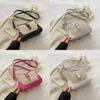 Retro Chic Small Square Shoulder Bag For Women Casual Stylish Pu Leather Handbag