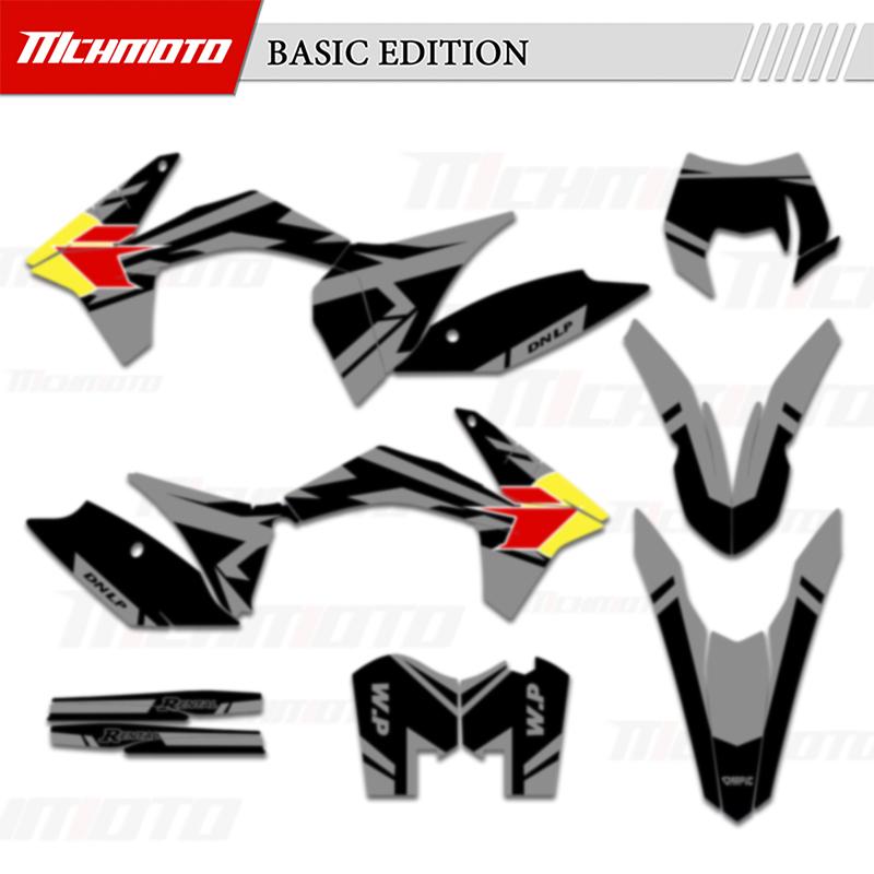 MCHMFG For KTM SX SXF 2007-2025 EXC XCW 2008-2026 Team Motorcycle Graphics Background Decals Sticker Kits