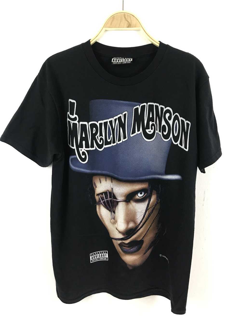 Marilyn Manson Tour Band Tshirt Black Short Sleeve Unisex Tshirt Reprint KH7060 S