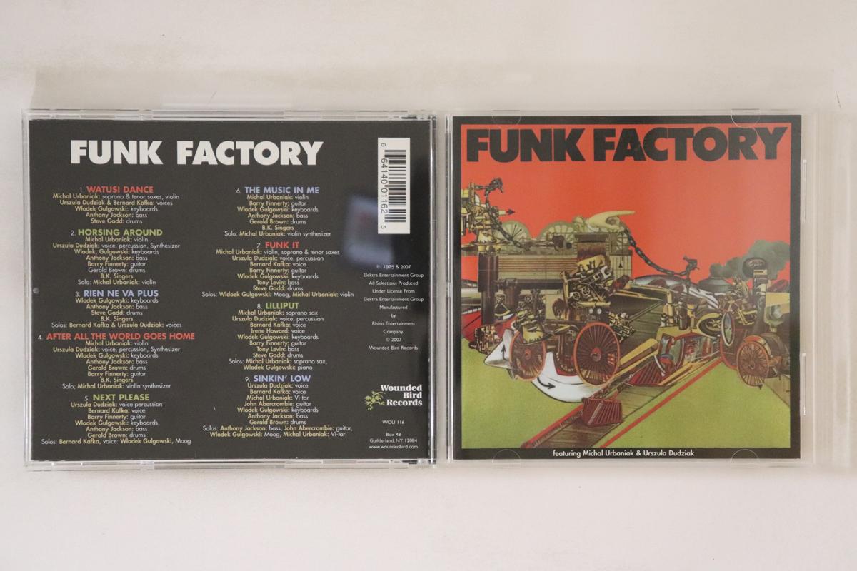 

CD FUNK FACTORY Funk Factory WOU116 WOUNDED BIRD R 2007 US Jazz Used