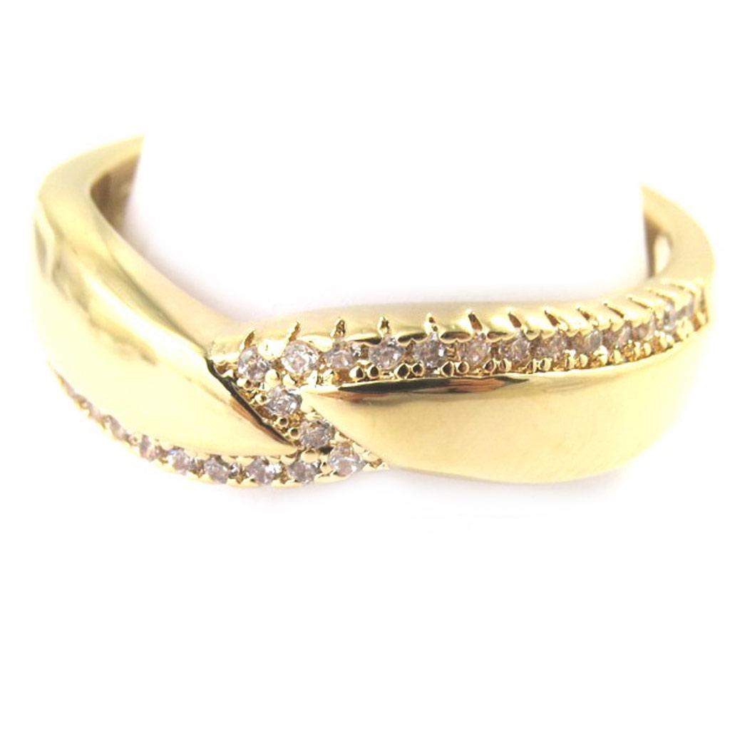 White Gold Plated 'Goddess' Ring