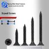 Höghållfasta Svartfosfaterade Gipsbruksskruvar med Fin Gänga för Tak & Träbearbetning