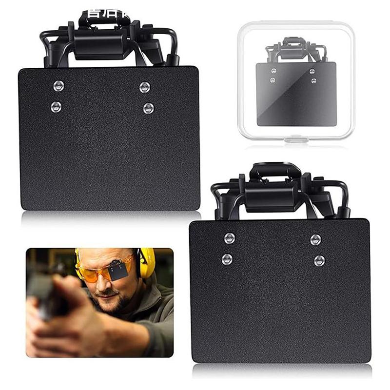 International Standard Shooting Glasses Blinders Occluder Clip Patches Eye Mask Aim Assistance Glasses Patches Enduring
