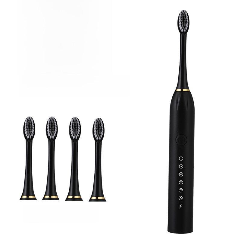 Universal Sonic Electric Toothbrush with Soft Bristles for Adults & Children - Automatic, Rechargeable, Ideal for Couples