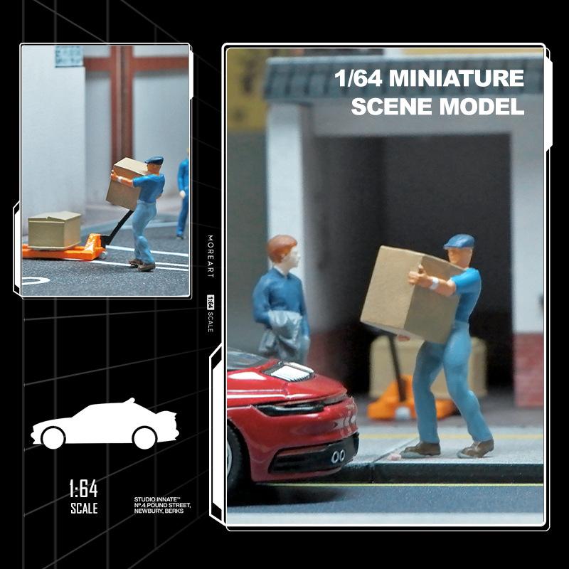 1/64 Miniature Human Figure Model, Miniature Toy, Mini Figurine, Scene Decoration Props, Diorama Matching Figures