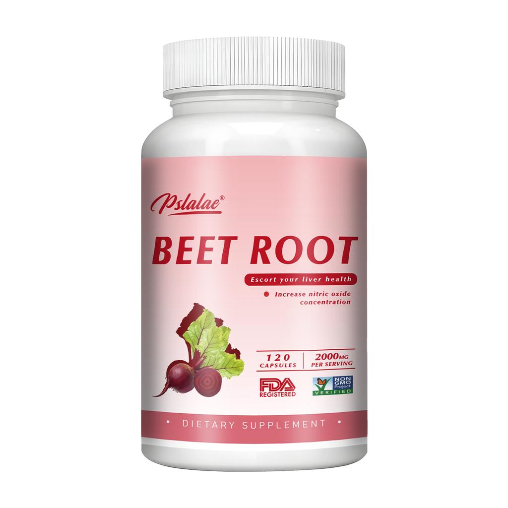Hooggedoseerde bietencapsules, 2000 mg per portie, zeer goed opneembaar, geschikt voor zowel mannen als vrouwen.