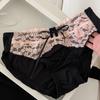 Ladies Spring and Summer New Sexy Sweet Lace Edge Cotton Antibacterial Briefs