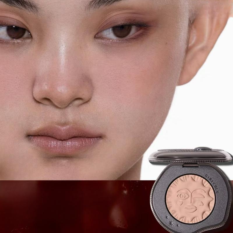 Girlcult Emotional Powder Blush Czarny Fuwa Cream Blusher Highlight Expansion Color Biały Nude Color Fine Matte Cold Natural