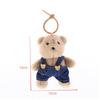 Cute Overalls Bear Bear Plush Pendant Couple Hanging Accessories Cartoon Bear Bag Charm Decor Gift