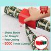 Christmas Paper Roll Cutter With Plastic Material For Holiday Gift Wrapping And Crafting