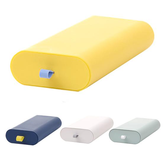 Úložný držák Samolepící skrytý úložný design Plastový úložný organizér pod stůl pro domácnost