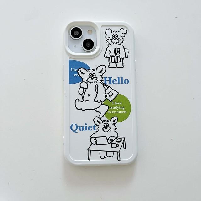 

Ins Line собака силиконовый мягкий противоударный чехол с милым мультяшным щенком для Iphone 11 12 Pro Max 13 Promax Xr Xsmax X чехол для телефона for iphone 11PROMAX