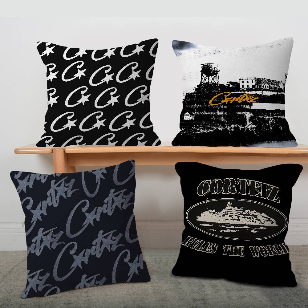 Fashion Brand CCorteizS Pillow Cushion Cover Pillowcase Living Room Sofa Home Decor Customized