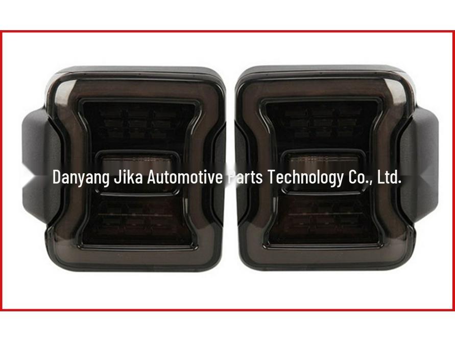 Smoked Black Style Taillights for Wrangler JL: Modified Rear Lights
