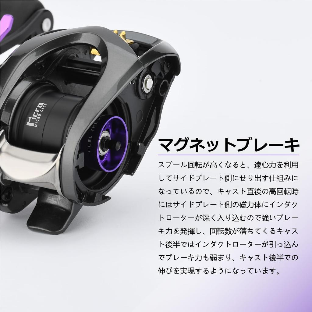 GOMEXUS Steez CT Replacement Spool for Baitcasting for Left and Right Handed Compatible with Lightweight Improved Casting Weight Reels, 1.5g,