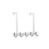Stainless Steel Door Hooks, Wallmounted, for Hanging, Sturdy Coat Rack (5 Hooks)