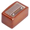 1:12  Radio Miniature Retro Cute Radio Model Decoration Accessories Children Pretend Play Toy