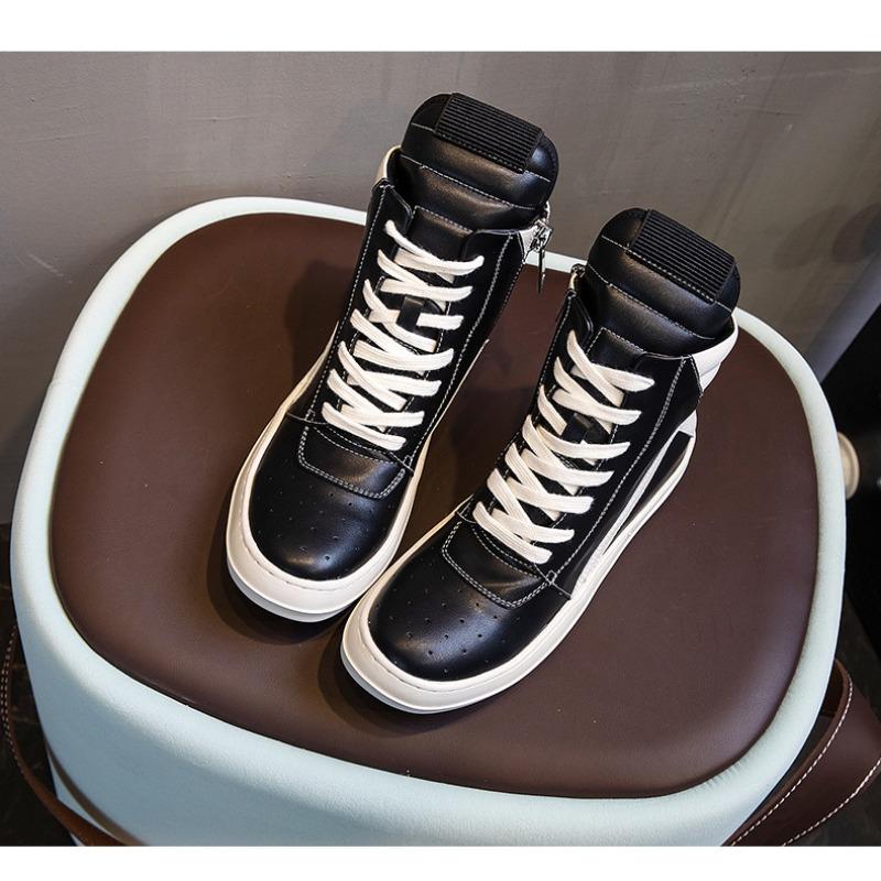 În aer liber, ocazional, pantofi din piele pentru bărbați, design mozaic, pantofi de mers pentru femei, cu șireturi, modă, pentru cuplu, pantofi de antrenament, cizme, încălțăminte